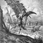 Don Quixote - Miguel de Cervantes - Tilting at windmills by Gustave Doré